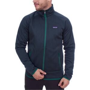 Patagonia Men's Tech Fleece Jacket (Carbon) Green Size Small Full Zip Outdoor